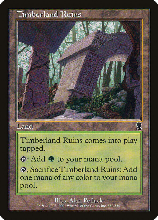 Timberland Ruins card front