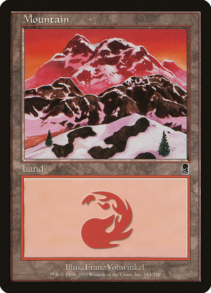 Mountain card front