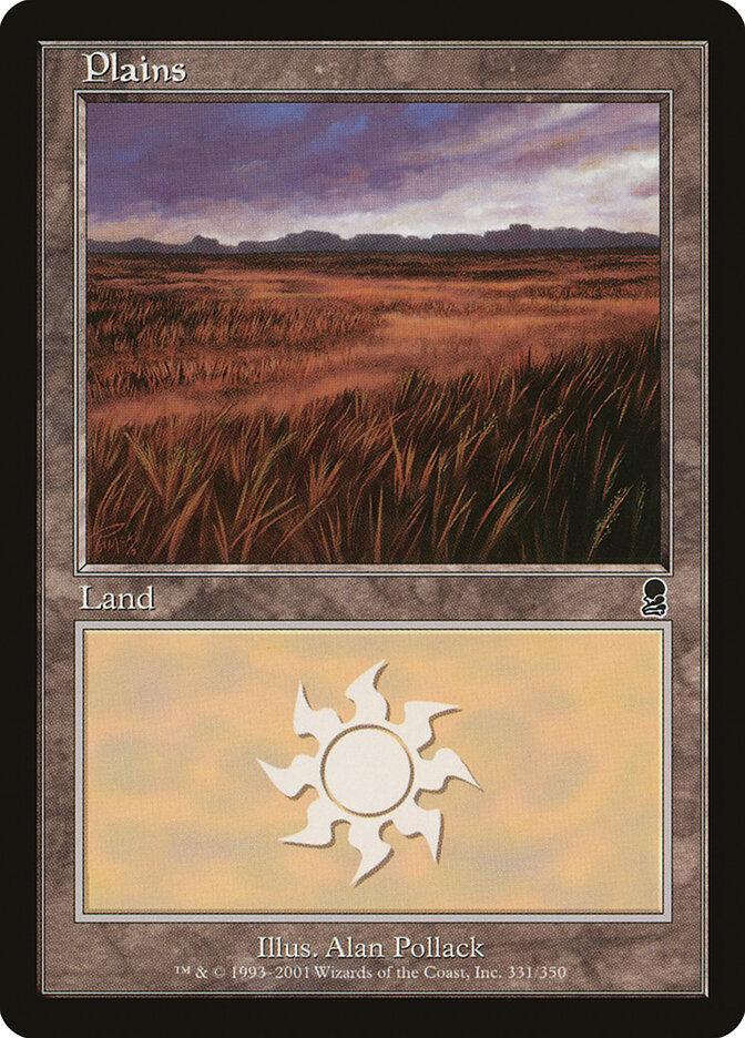 Plains card front