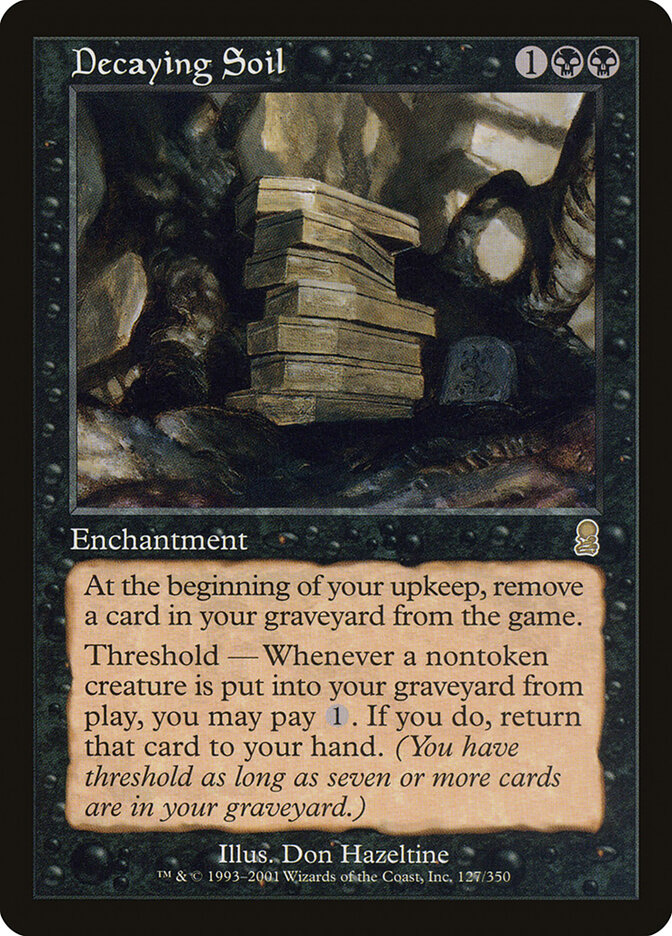 Decaying Soil card front