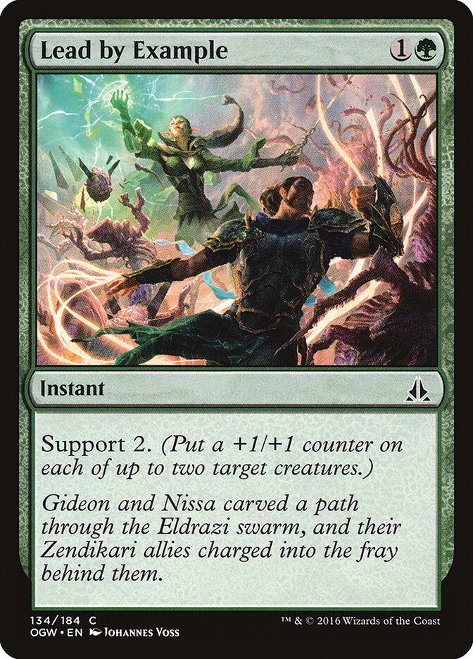 Lead by Example card front