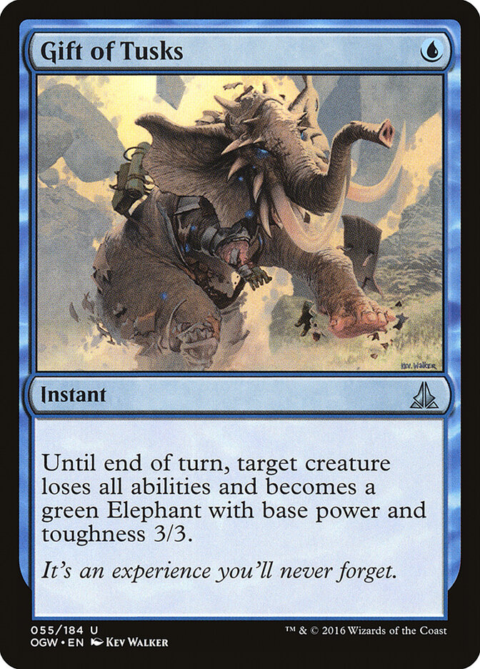 Gift of Tusks card front