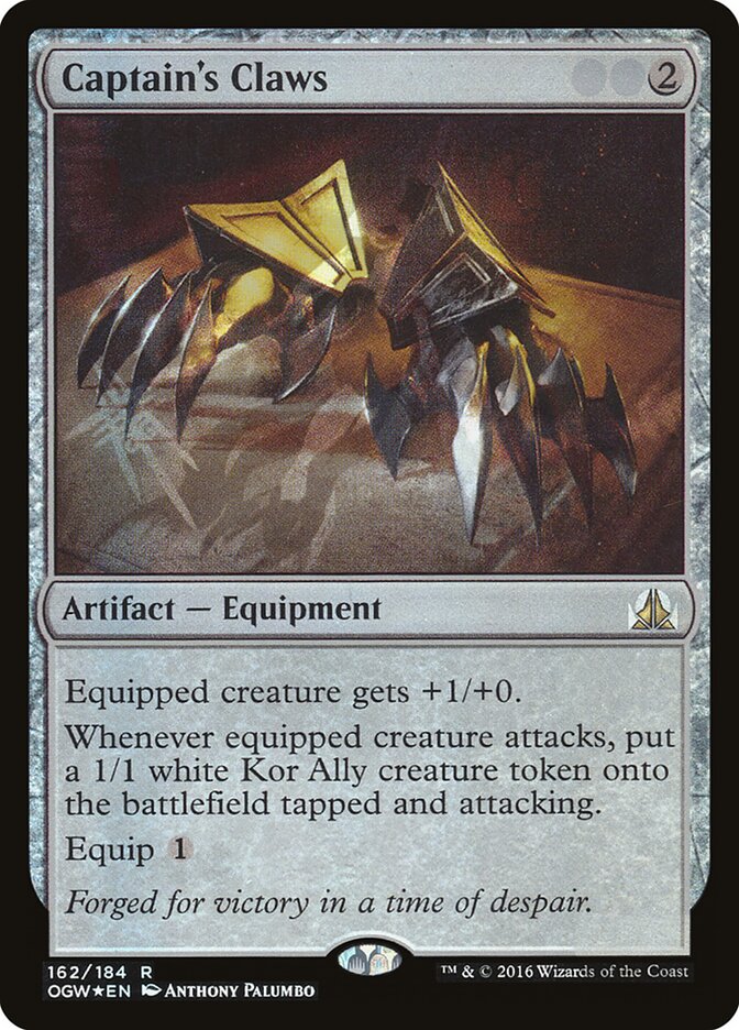 Captain's Claws card front