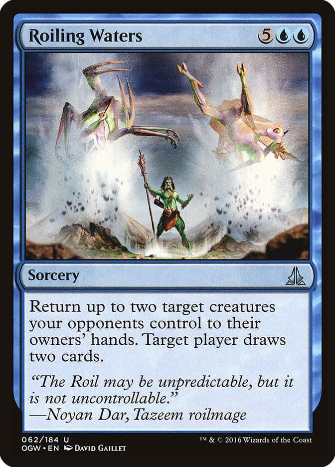 Roiling Waters card front