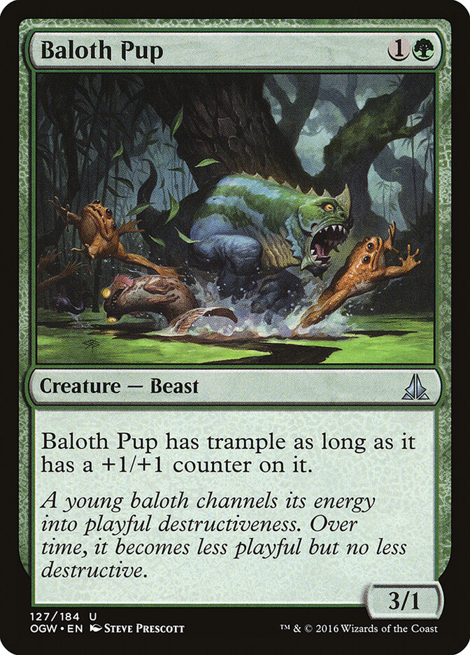 Baloth Pup card front