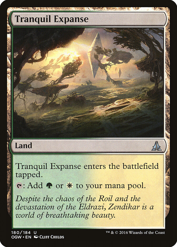 Tranquil Expanse card front