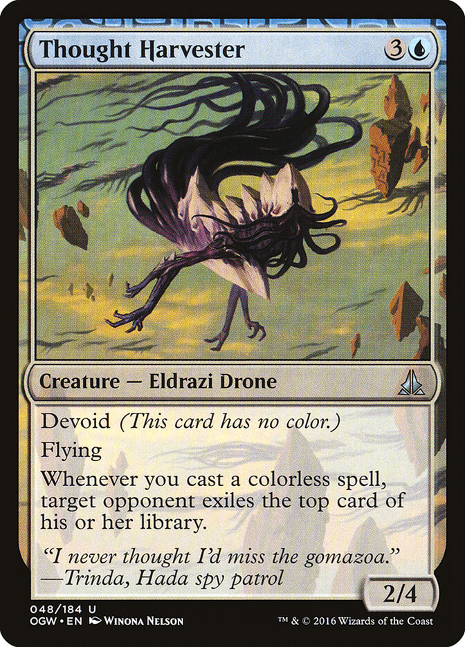 Thought Harvester card front