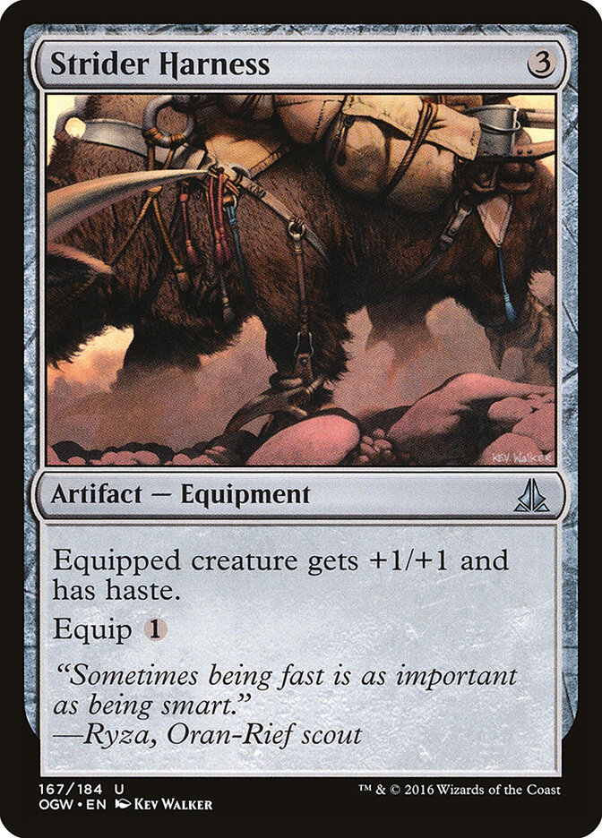 Strider Harness card front