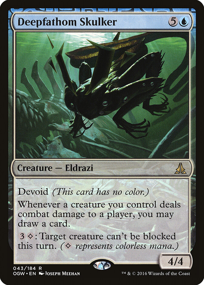 Deepfathom Skulker card front