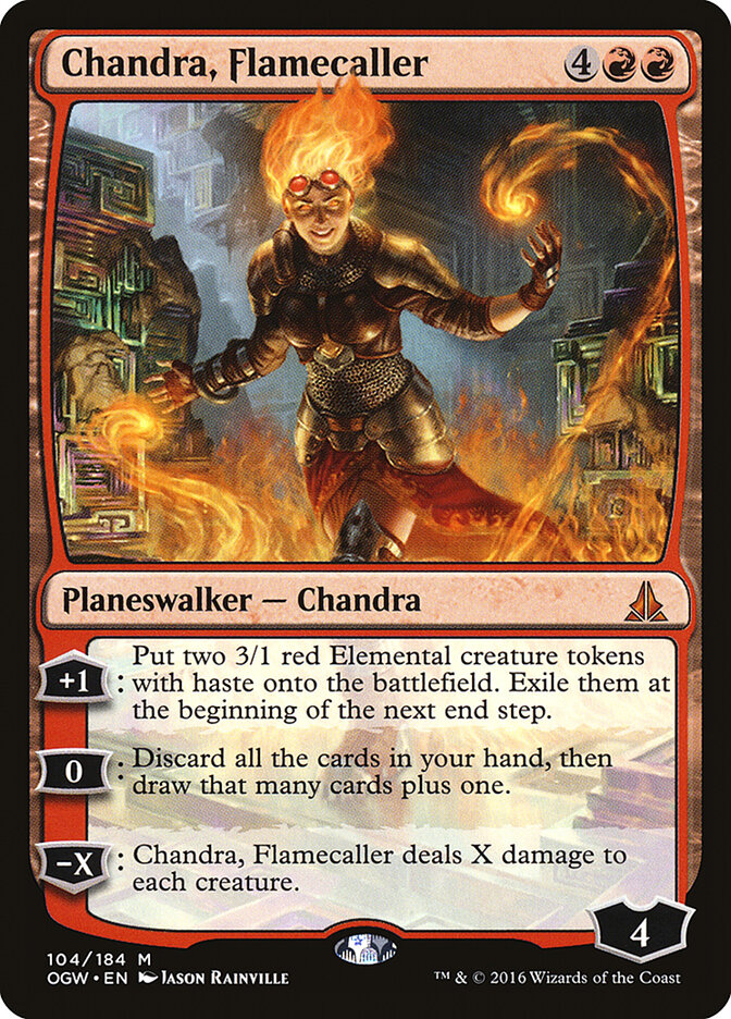 Chandra, Flamecaller card front