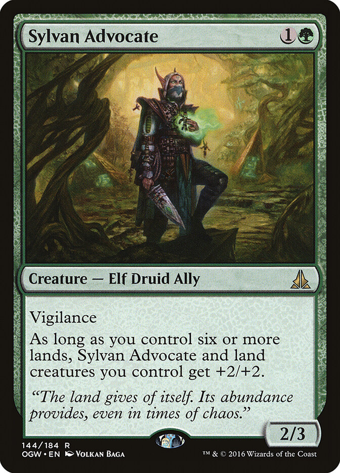 Sylvan Advocate card front