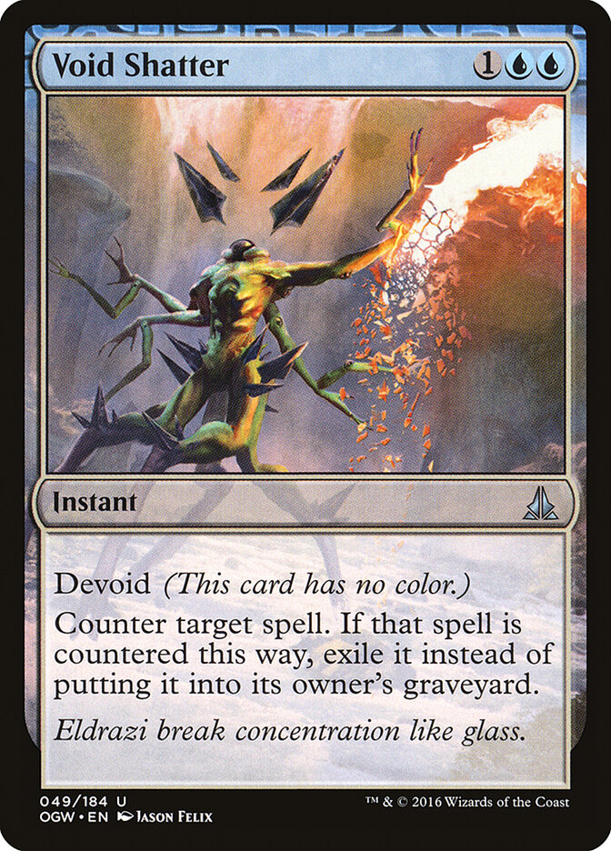Void Shatter card front