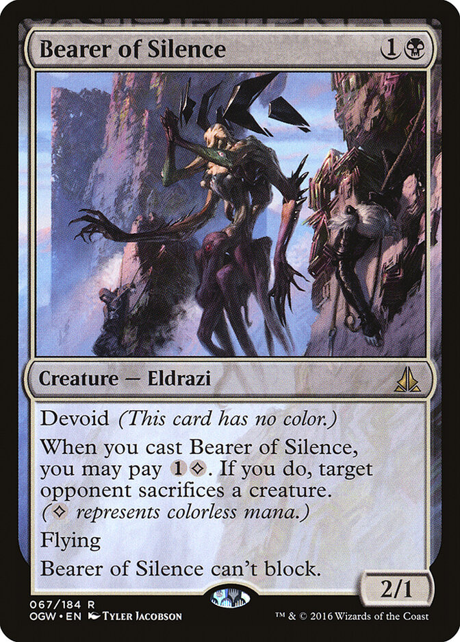 Bearer of Silence card front