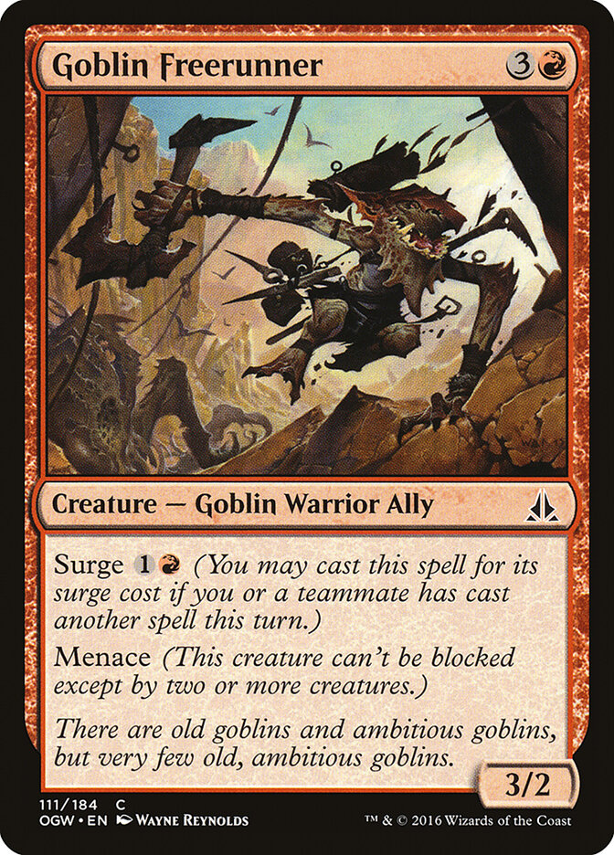 Goblin Freerunner card front