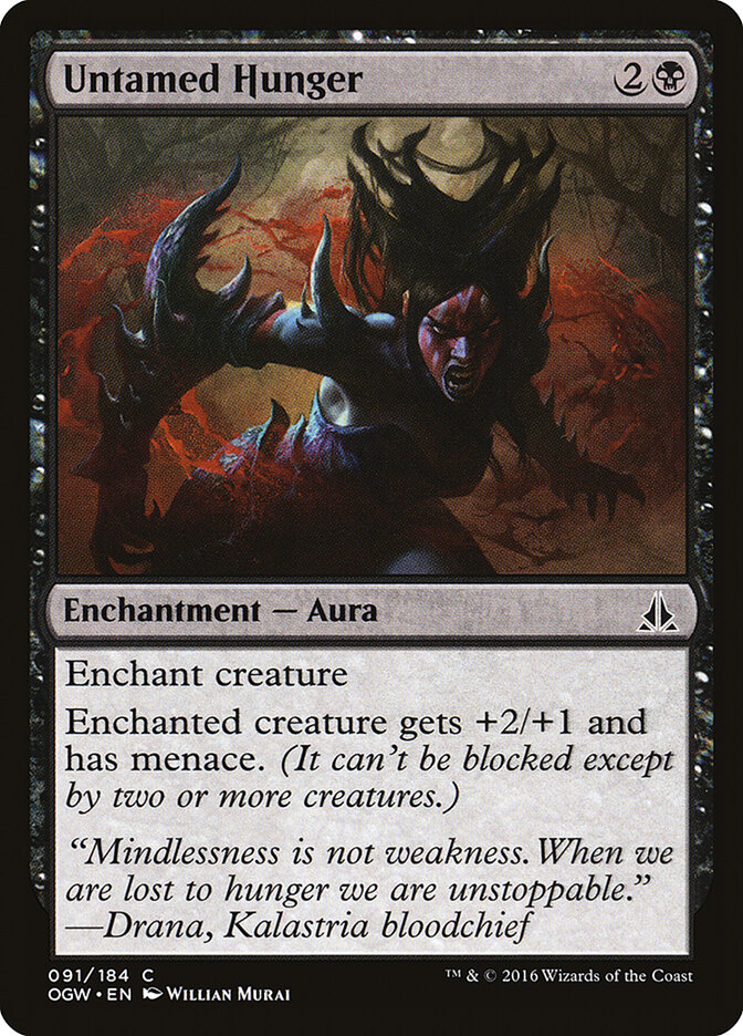 Untamed Hunger card front