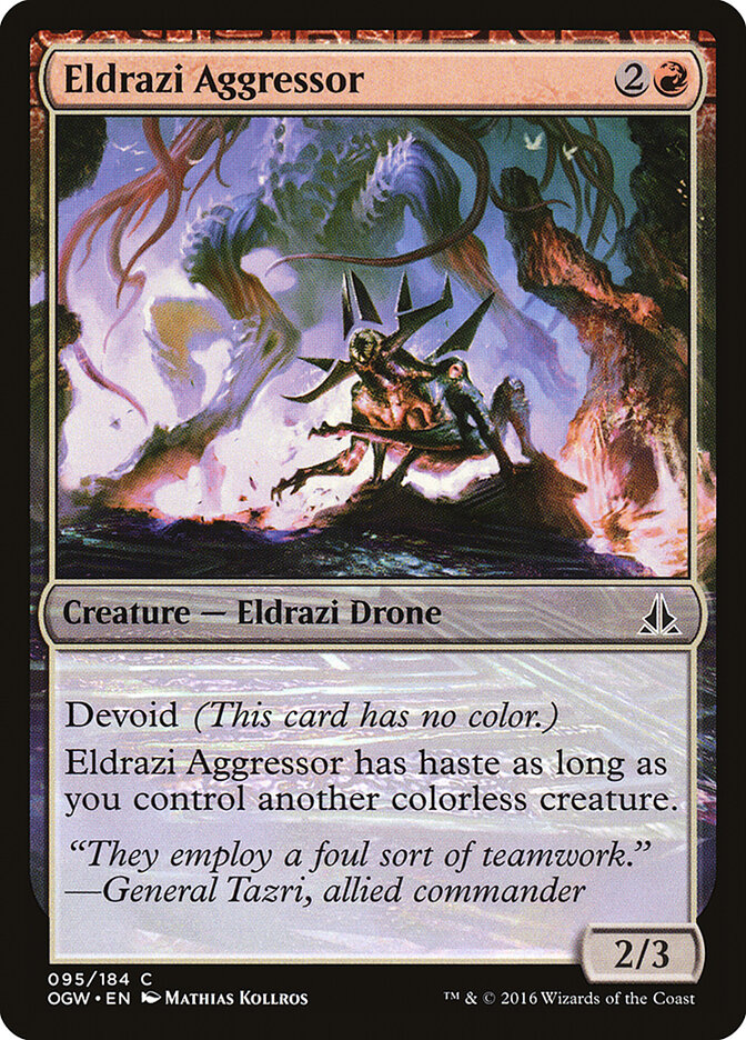 Eldrazi Aggressor card front