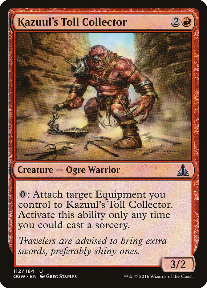 Kazuul's Toll Collector card front