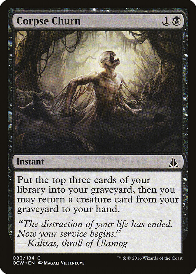 Corpse Churn card front