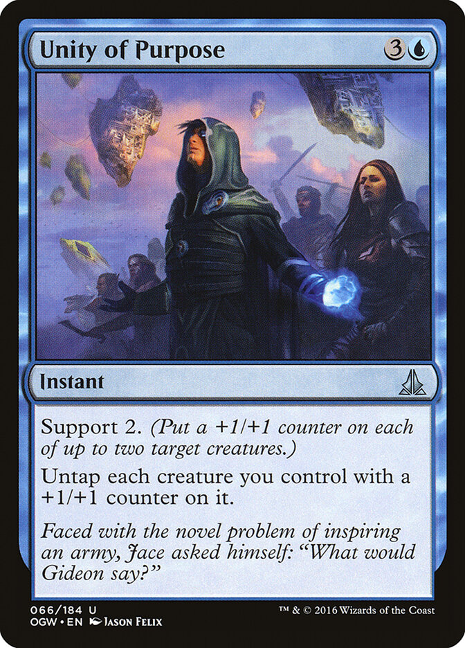 Unity of Purpose card front