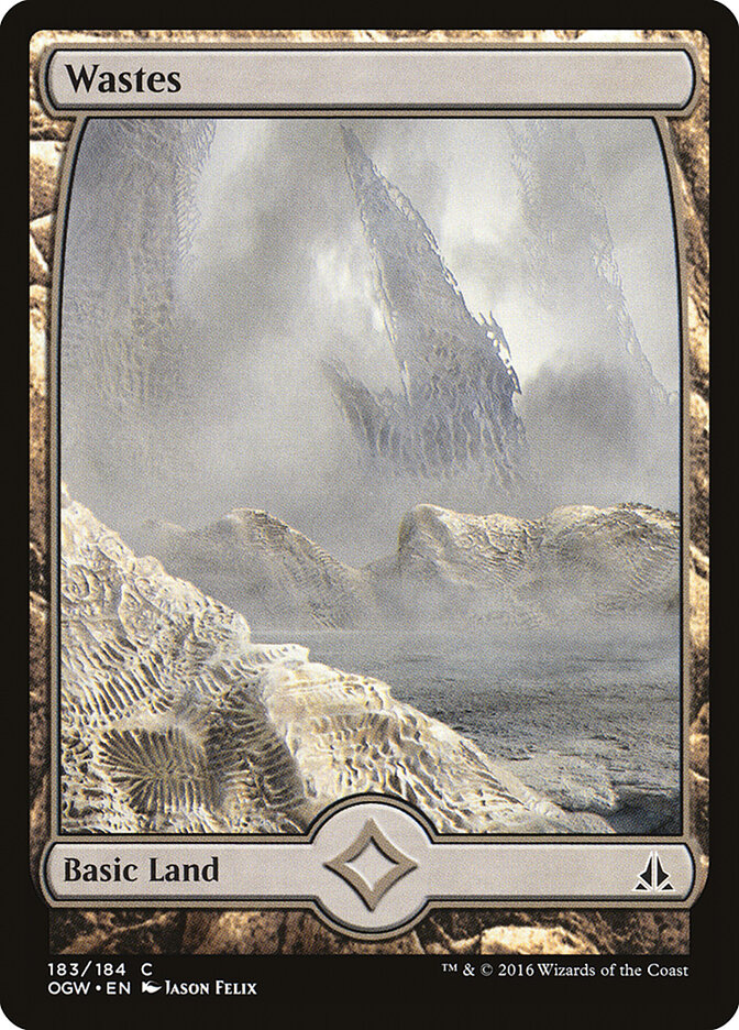 Wastes card front