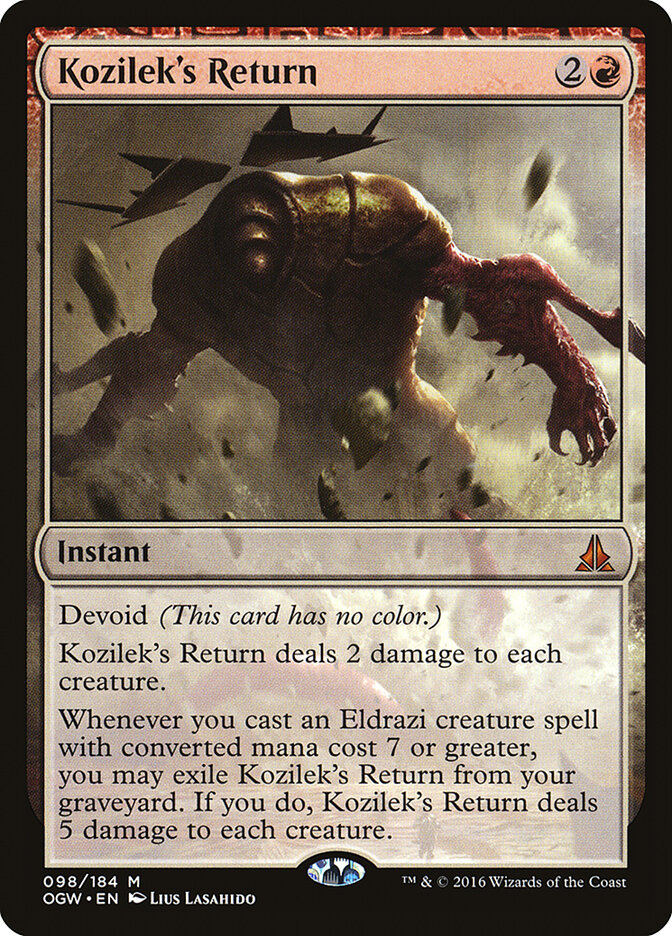 Kozilek's Return card front