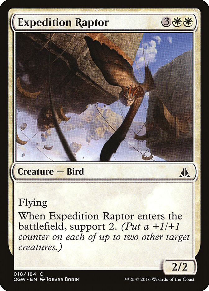 Expedition Raptor card front
