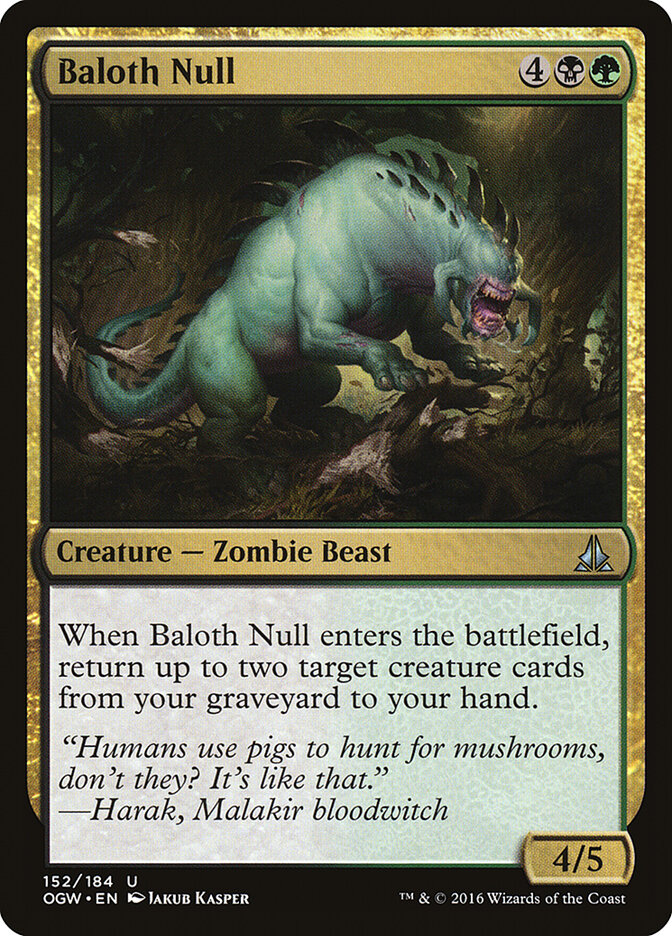 Baloth Null card front