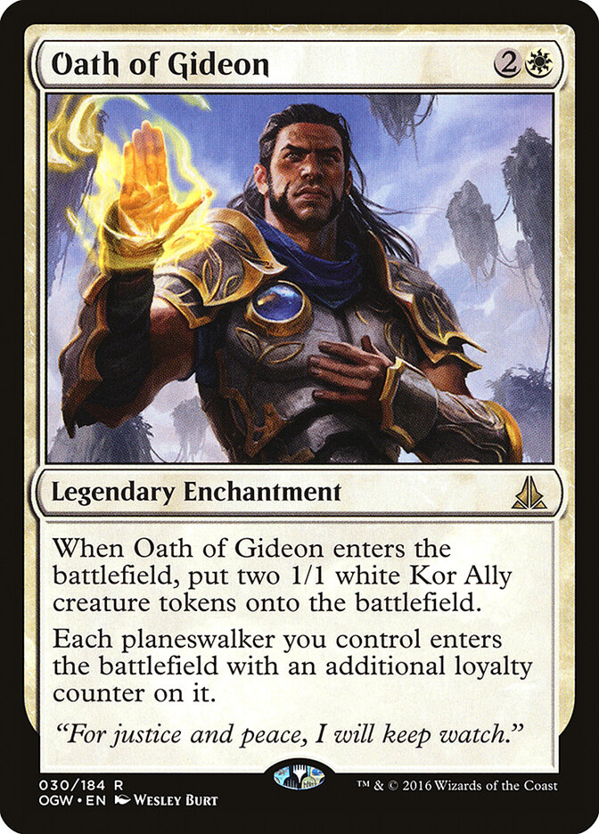 Oath of Gideon card front