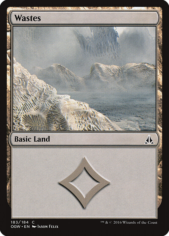 Wastes card front