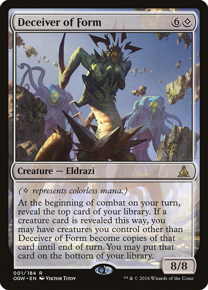 Deceiver of Form card front