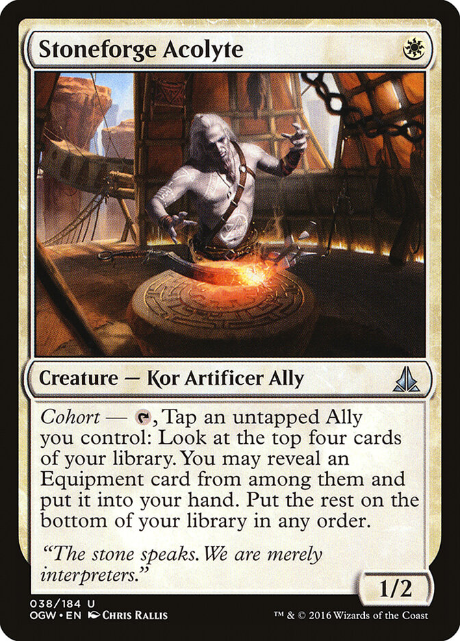 Stoneforge Acolyte card front