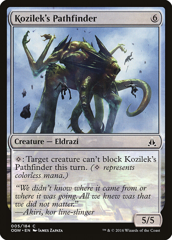 Kozilek's Pathfinder card front