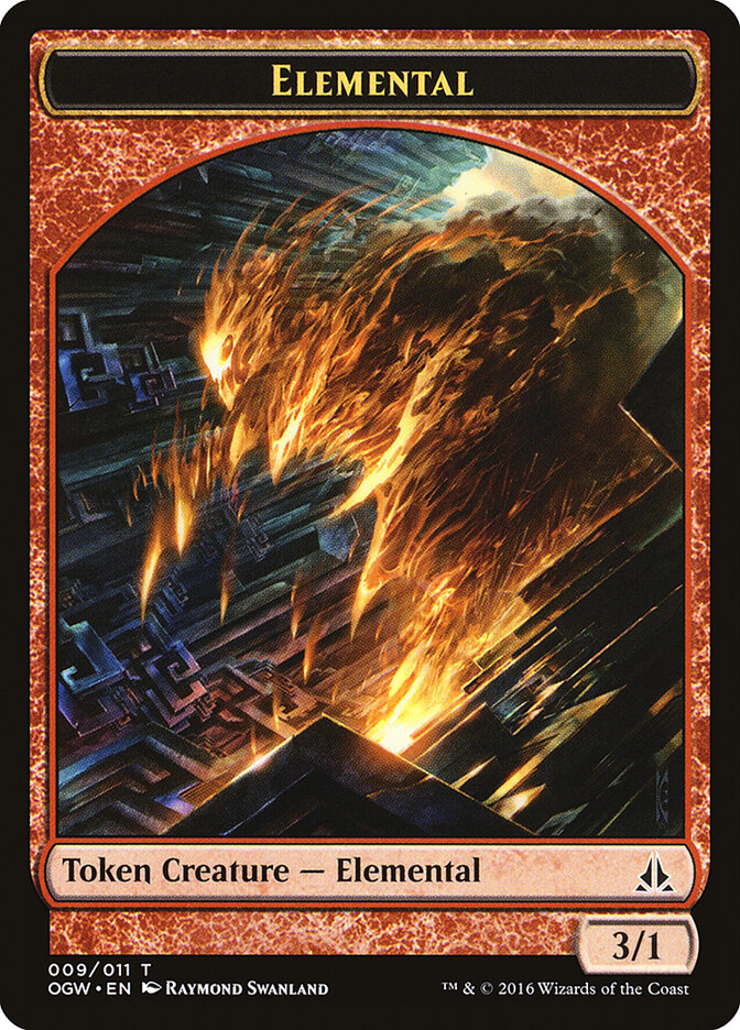 Elemental card front