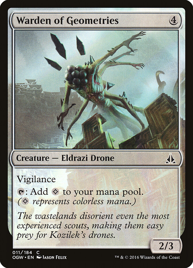 Warden of Geometries card front