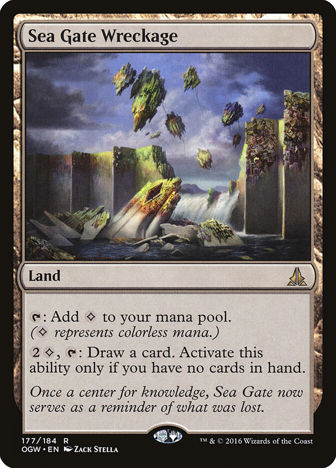 Sea Gate Wreckage card front