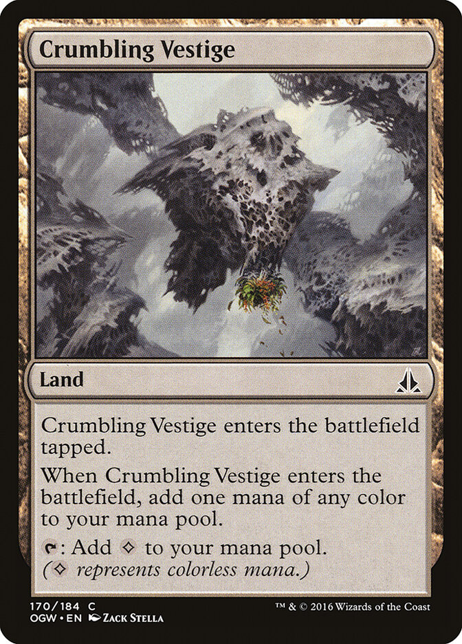 Crumbling Vestige card front