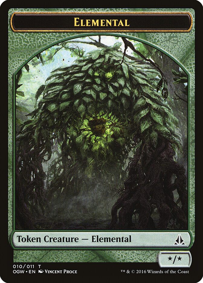 Elemental card front