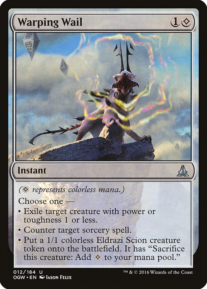 Warping Wail card front
