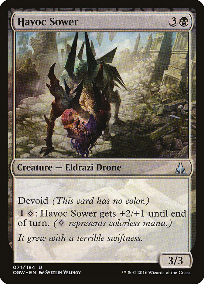 Havoc Sower card front