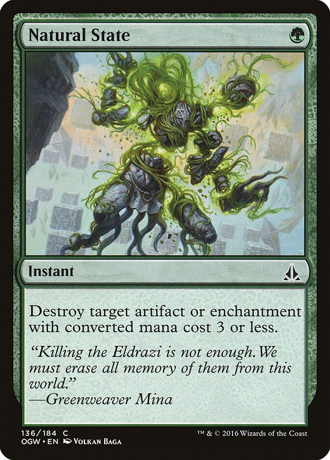 Natural State card front