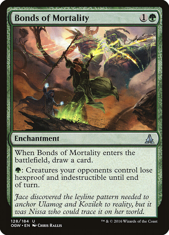 Bonds of Mortality card front