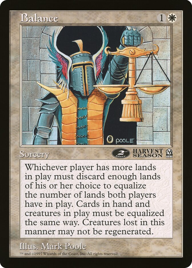 Balance card front