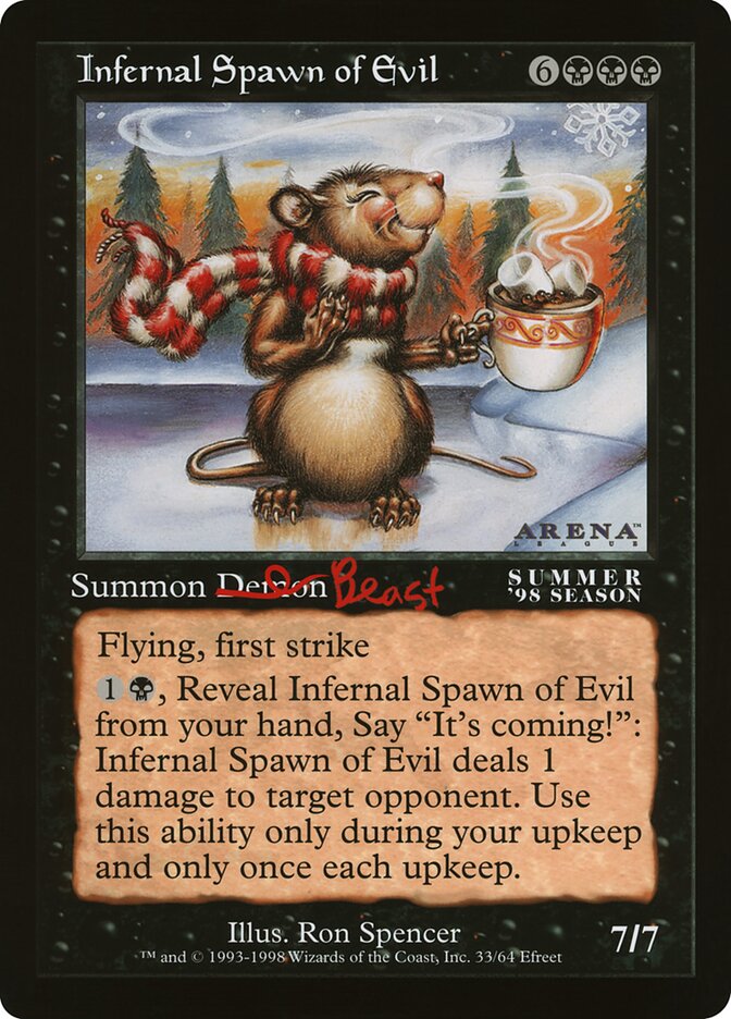 Infernal Spawn of Evil card front