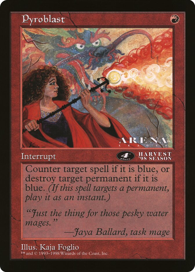 Pyroblast card front