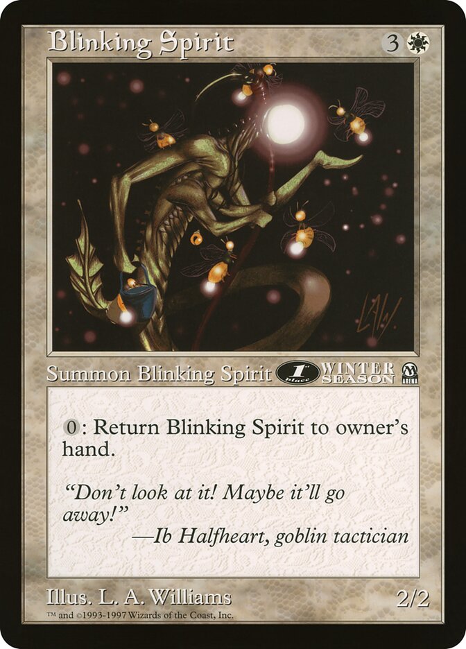 Blinking Spirit card front