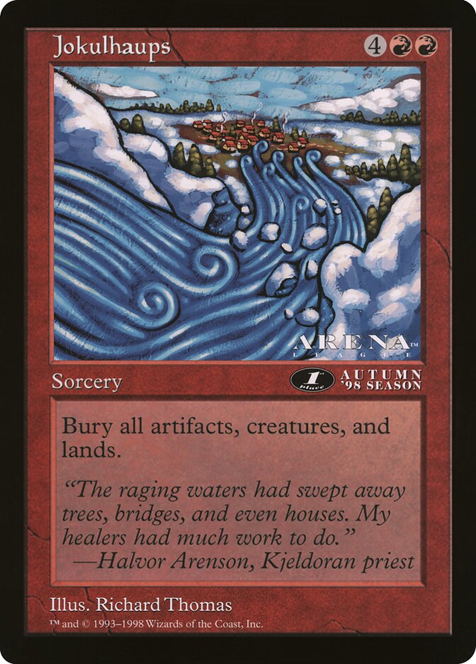 Jokulhaups card front