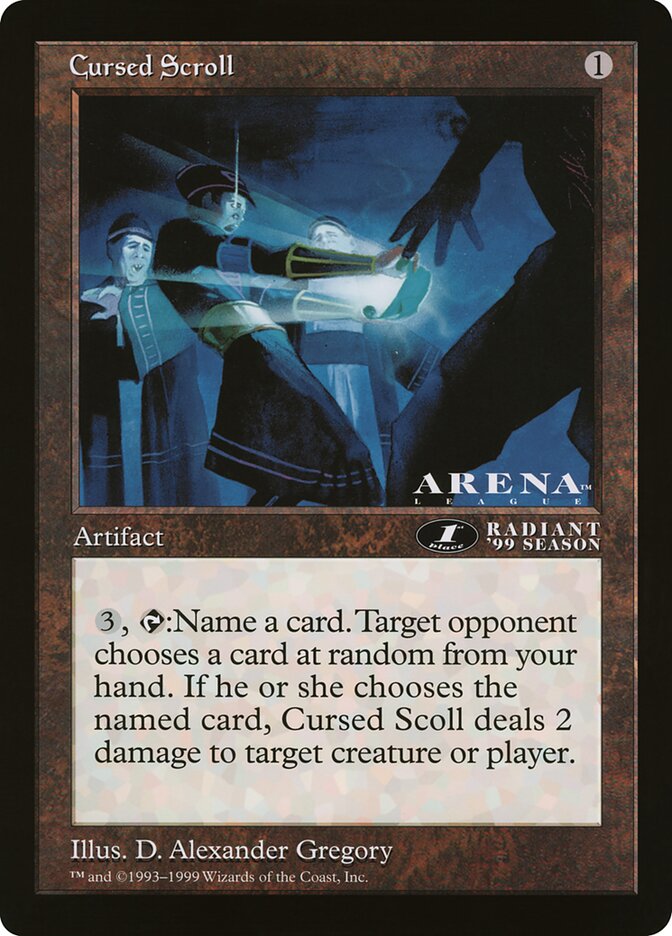 Cursed Scroll card front