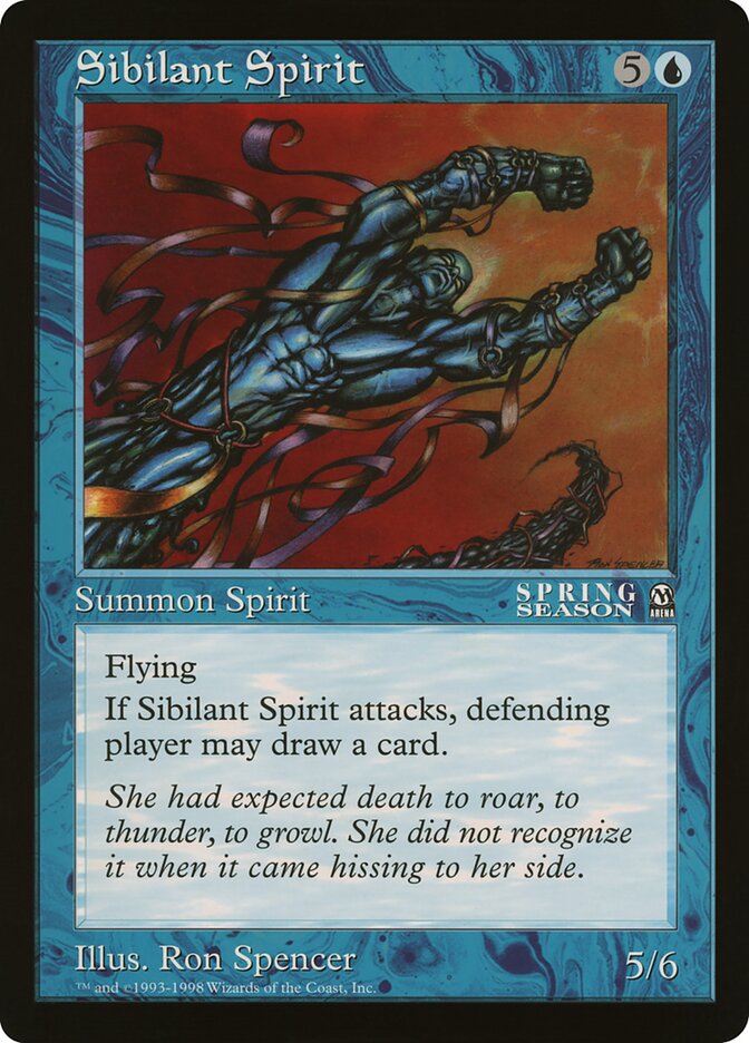 Sibilant Spirit card front
