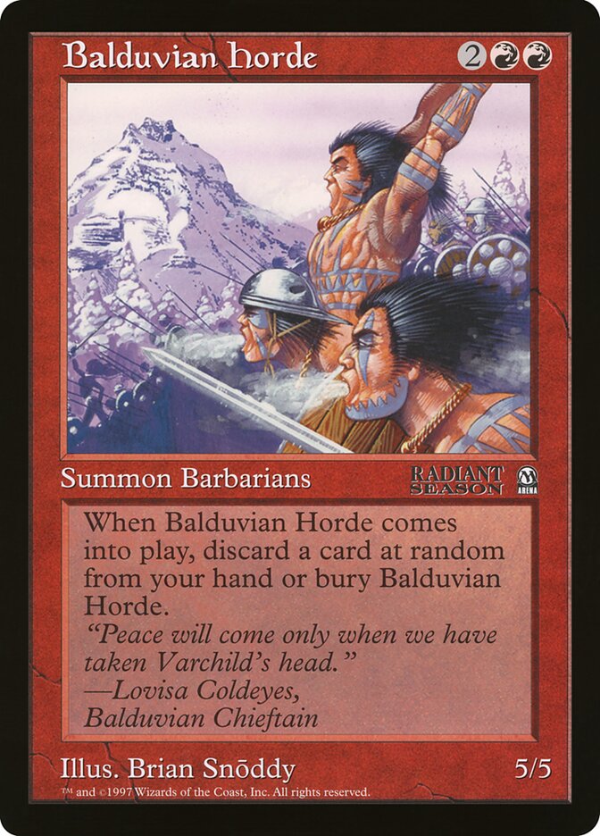 Balduvian Horde card front