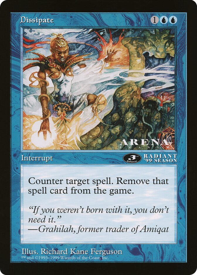 Dissipate card front